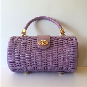 Pinup Couture Vintage Style Wicker Purse